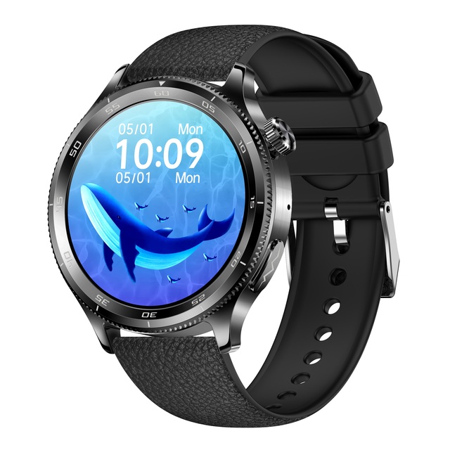 AMOLED Fitness Smart Watch BT Calling Touch Screen IP68 Waterproof Sports Watch with Magnetic Charging for Android IOS
