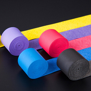 Tennis And Badminton Racket Grip <b>Tape</b> Anti Slip Cushioning Breathable Sweat Absorbing Self Adhesive Handle Wrap Blue Black Red - Product Image 1