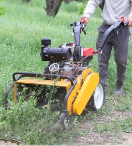 Cultivateur miniature diesel RB <span class=keywords><strong>Wheels</strong></span>, coupe-herbe automatique, machine de découpe de fossés portable - Product Image 6