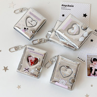 Mini album photo Kpop portable de 2 pouces, style coréen populaire, en PVC, avec porte-clés, article Kpop, disponible à l'achat