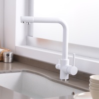 YL-602 style Moderne robinet d'eau purificateur chrome plaqué évier robinet mode design commercial brass main simple robinet de cuisine