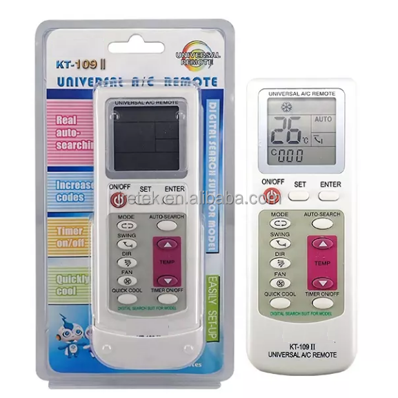 2000 CODES in 1 KT--N828/KT-SUPER 1 Digital Universal A/C Remote Control Air Conditioning Remote Control