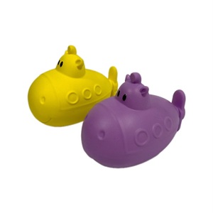 Juego de Juguetes de Baño Flotantes Cognitivos de Goma Natural, Animales y Submarinos de Varios Estilos, Suaves al Tacto, Estimulan la Imaginación y la Exploración del Bebé - Product Image 5