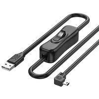 Câble de données USB miniature en cuivre avec connecteur en T pour charge et transfert de données vers le haut/bas, gauche/droite, pour enregistreur de conduite, modèle YY-USB-ka01a