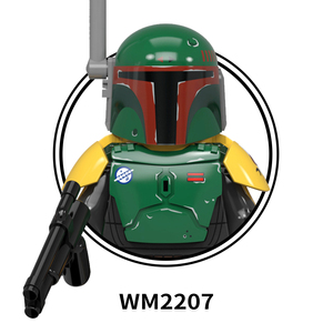 WM Space <span class=keywords><strong>Wars</strong></span> Javas Ahsoka Mandalorian Yoda Boba Fett <span class=keywords><strong>Luke</strong></span> <span class=keywords><strong>Skywalker</strong></span> Shoretrooper Rey Mini Blocs de construction à collectionner pour enfants Jouets - Product Image 6