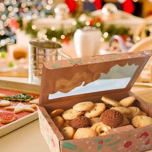 12 Pack <b>Christmas</b> Cookie <b>Boxes</b> Food Bakery Treat <b>Boxes</b> for Gift Giving <b>Christmas</b> Kraft Gift <b>Boxes</b> with Ribbons and DIY Gift Tags - Product Image 4