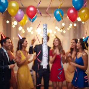 Petardo de papel de colores de 30 cm, 15 g, para fiestas y celebraciones. - Product Image 2