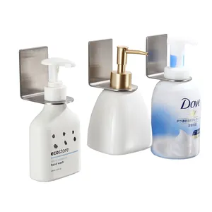 Self Adhesive Shower Gel Bottle Holder Soap Bottle Holder Shower Gel Dispenser Holder