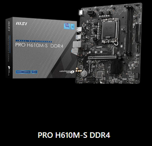PRO H610M-S DDR4 LGA1700 เมนบอร์ดไมโคร ATX รองรับ 12th 13th Gen Intel Core I3 I5 I7 DDR4 M.2 SATA เดสก์ท็อปพีซีเมนบอร์ด - Product Image 6