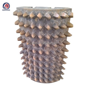 高マンガン鋼製ローラークラッシャーロール鋳造加工型鉱山機械部品歯板、石炭採掘用販売中 - Product Image 1