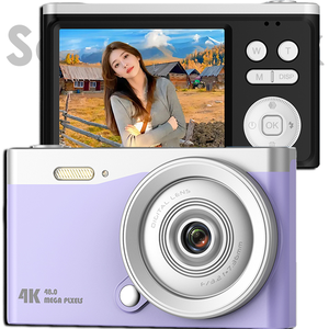 กล้องดิจิตอลวีล็อกกิ้งขนาดกะทัดรัด Search Sourcingark 4K 50MP ซูมออปติคอล 16 เท่า รองรับ MicroSD สำหรับเด็กและวัยรุ่น รุ่น Q10 - Product Image 1
