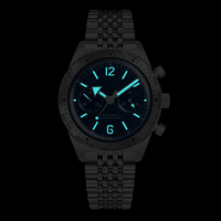 Montres pour hommes élégantes et classiques de style japonais, chronographe, résistantes à l'eau 10 bars, acier inoxydable, verre saphir, sport, nouvelle sortie