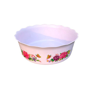Pot de fleurs en plastique pour la culture du lotus, blanc avec impression, pot hydroponique durable, utilisation intérieure et extérieure - Product Image 4