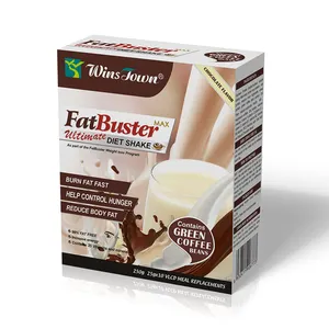 Winstown fat blaster régime shake pour substitut de repas café en poudre chocolat aromatisé perte de poids milkshake