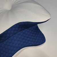 Oreiller orthopédique en mousse à mémoire de forme, ergonomique, OEM, oreiller de lit, de cou, de douleur cervicale, pour dormir
