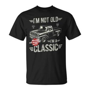 Camiseta con estampado de camioneta clásica vintage, no soy viejo, soy un clásico, regalo de cumpleaños, camiseta para hombre - Product Image 1