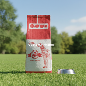 Sacos de Polipropileno Tejido (PP) Económicos <span class=keywords><strong>para</strong></span> Impresión, Bolsas de Plástico <span class=keywords><strong>para</strong></span> Empaque de Arroz, <span class=keywords><strong>Alimento</strong></span> <span class=keywords><strong>para</strong></span> <span class=keywords><strong>Perros</strong></span>, PP 25kg 50kg, Bolsa <span class=keywords><strong>para</strong></span> <span class=keywords><strong>Alimento</strong></span> de Mascotas - Product Image 1