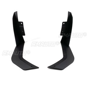 Ailerons de spoiler d'angle de pare-chocs avant pour Ford Mustang tous modèles 15-21 modifiés avec pare-chocs GT500 MP noir mat - Product Image 2