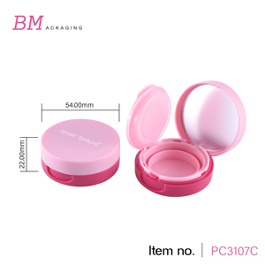 Nắp phẳng nắp kín nắp nhỏ đệm nền tảng chất lỏng trường hợp 4.5ml mỹ phẩm rỗng màu hồng Blush đệm bao bì nhỏ gọn - Product Image 2