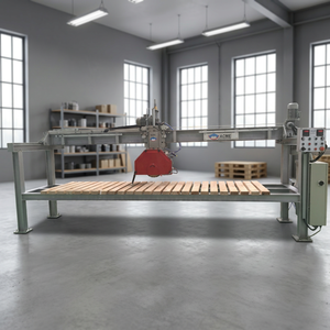 High Accuracy 10HP CNC Bridge <b>Stone</b> <b>Cutting</b> <b>Machine</b> Granite Marble Quartz Slab Cutter with Automatic Control System - Product Image 1