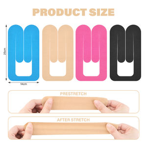 Bande de soutien élastique prédécoupée et respirante pour le genou, idéale pour le soutien du tendon rotulien lors de l'entraînement sportif - Product Image 4