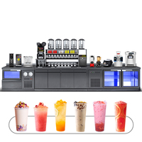 Solution tout-en-un pour boutique de thé à bulles : emballages, ingrédients, machines, équipement pour thé au lait, machine de comptoir pour thé à bulles