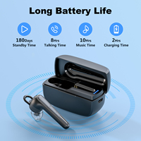 Auriculares inalámbricos Bluetooth New Bee al por mayor, auriculares inalámbricos Bluetooth de un solo oído, auriculares manos libres para teléfonos móviles