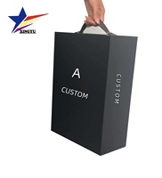 Caja de Regalo Rígida de Material Reciclado Ecológico de Lujo Moderno Personalizado, Cierre Magnético, Embalaje de Vino Negro para Alimentos, Esponja con Relieve