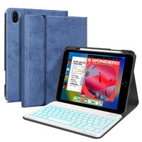 Étui de clavier en cuir Pu sans fil BT 10.2 pouces pour tablette Pc Ipad/tablette