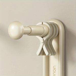 Wall Mounted Hanger <b>Storage</b> Rack No Drilling Adhesive Double Layer Design For <b>Laundry</b> Room Bedroom Closet <b>Organization</b> - Product Image 4