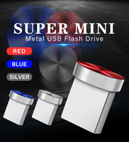 Flashdisk MINI USB Hadiah 1 2 4 8 Gb Tas PVC Kotak Custom Logo Laser USB2.0 USB Memory 8g 16g 32g 63g Pen Drive