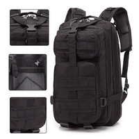 Sac à dos tactique unisexe pour trekking, chasse et randonnée, durable, en Oxford, antivol, grande capacité, imperméable, avec cadre interne