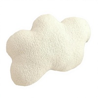 Coussin décoratif en peluche super douce AL 2024 Nordic, motif nuage de dessin animé, anti-stress, pour canapé et décoration intérieure