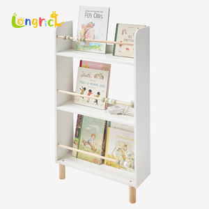 Estantería Montessori para Libros con Ábaco y Diseño Frontal Orientado hacia Adelante, Librería Unisex para Niños Pequeños para Guardería y Uso Doméstico - Product Image 1