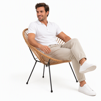 Ensemble de canapés en rotin pour patio, style tendance, pour balcon, extérieur, canapé Acapulco