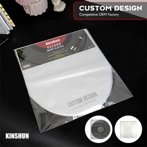 Sac sous vide en plastique recyclable de 7 à 12 pouces, double pochette pour disque vinyle, antistatique, intérieur et extérieur, pour pochette d'album, inclus - Product Image 6