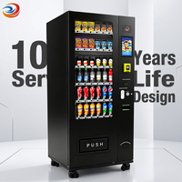 Pequeña Máquina Expendedora Refrigerada para Alemania, Compacta, con Vidrio de Triple Panel, Monitoreo Remoto SDK, Cumple con ADA y CE