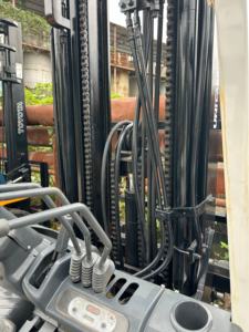 Chariot élévateur diesel TCM 3T avec mât triple, chariot élévateur d'occasion FD30 FD70 FD100, 3 tonnes, chariot élévateur diesel - Product Image 3