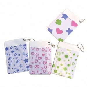 <b>Personalized</b> Plastic Bank Credit Pvc Id Clear Card Sublimation Blank <b>Keychain</b> Card Holder - Product Image 1