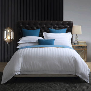 Juego de cama de lujo de EE. UU., Sábana King bordada de algodón 100% y colcha para el hogar, juego de colcha de alta calidad para el hogar del Hotel - Product Image 4