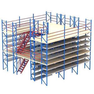 Industriële stalen rekgestuurde mezzanine-opslagplatform - Product Image 6