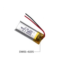 Cellules li-polymère personnalisées 501230 100mAh 110mAh 401230 130mAh Batterie Lipo 3.7V 120mAh Batteries au lithium-ion pour prothèse auditive