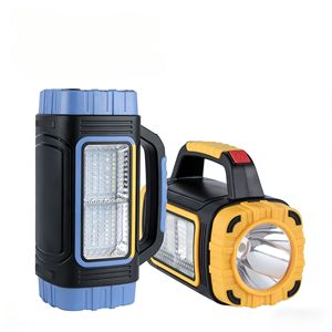 Linterna LED Solar Multifuncional con Foco de 3W, Luz de Emergencia COB y 90 SMD, Multimodo, USB - Product Image 1