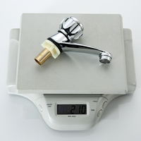 Offre Spéciale mitigeur eau froide Chrome poli laiton bassin robinet salle de bain bassin robinet robinet monté sur le pont