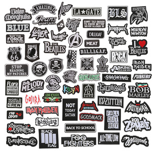 Anti-Social Word Patch - Iron On Or Sew On Embroidered Patch For Biker Vest, Jacket, Hat