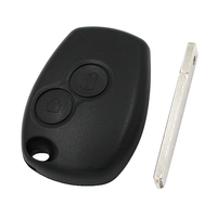 Télécommande à 2 boutons 433MHz pour Renault Kangoo Master Trafic avec puce PCF7946