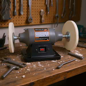 Pulidora Eléctrica de Banco de 8 Pulgadas Deeping Machine, 550W, 3450 RPM, Accionamiento Directo, para Herramientas de Pulido - Product Image 2