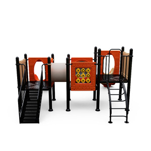 Feelkids - <span class=keywords><strong>Parque</strong></span> Infantil Grande para Exteriores, Tobogán de Plástico, Casa de Juegos, Equipo de Entretenimiento para Niños, para Parques y Escuelas, con Capacidad para >500 kg, <5 Usuarios - Product Image 3