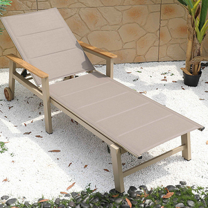 Tumbonas de Jardín al por Mayor, Silla de Playa, <span class=keywords><strong>Tumbona</strong></span> para Hotel, Piscina, Silla de Playa de Metal Impermeable - Product Image 3