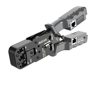 Rj45 Multifunctionele Netwerkkabel <span class=keywords><strong>Tester</strong></span> Tool Voor 6p6c 8p8c Connector Crimping Stripping Plier 4 In1 Bekabeling Test Functies - Product Image 2